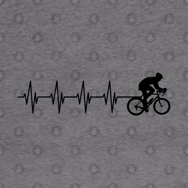 Cyclist Heartbeat by KC Happy Shop